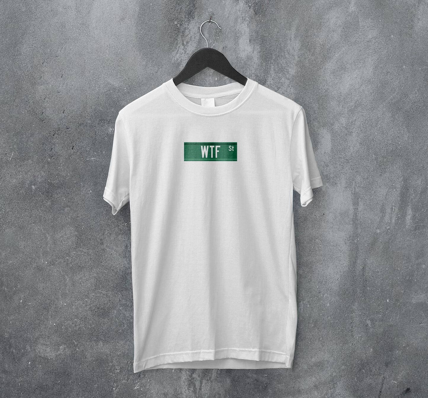White WTF St t-shirt