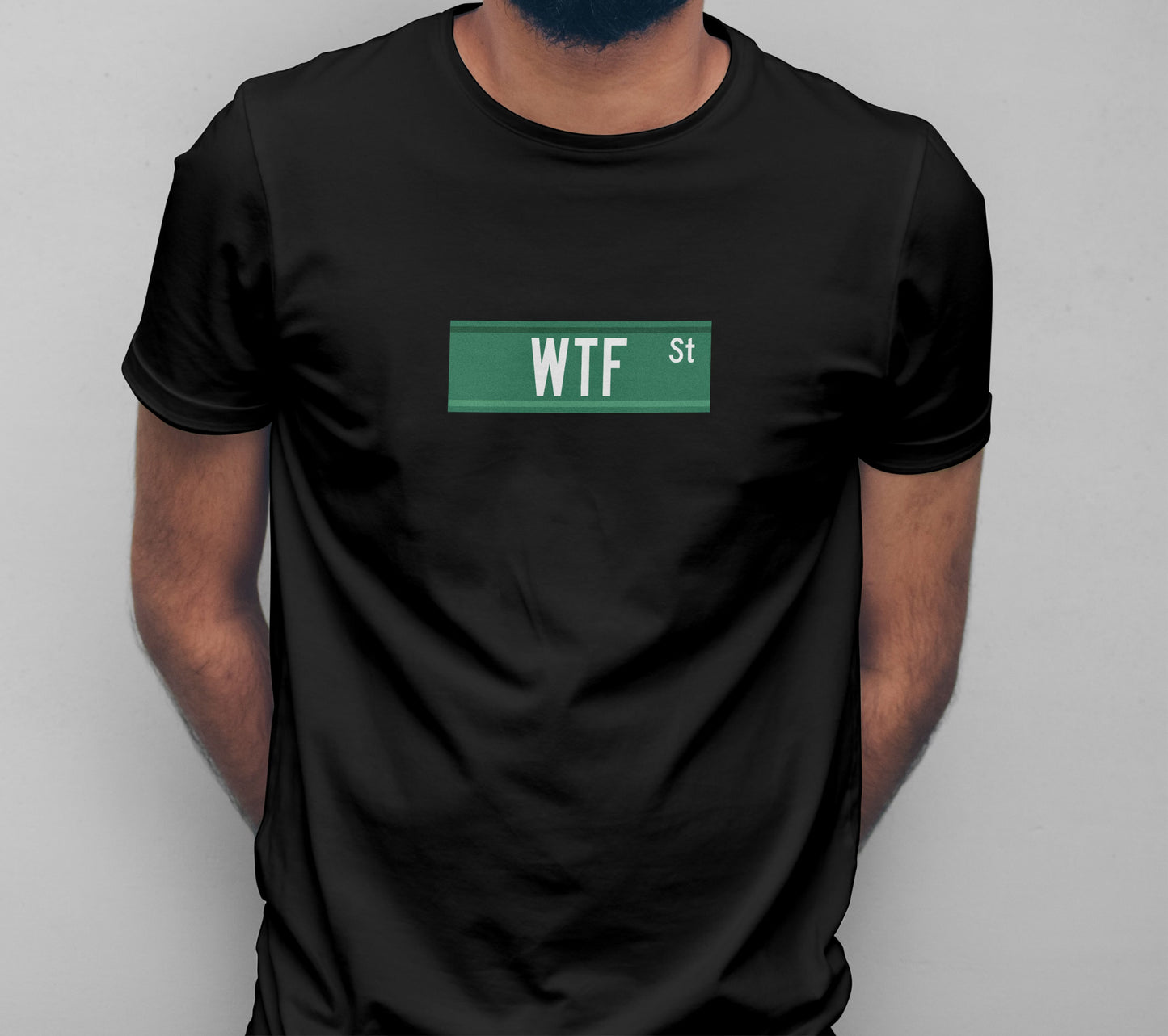 Black WTF St t-shirt