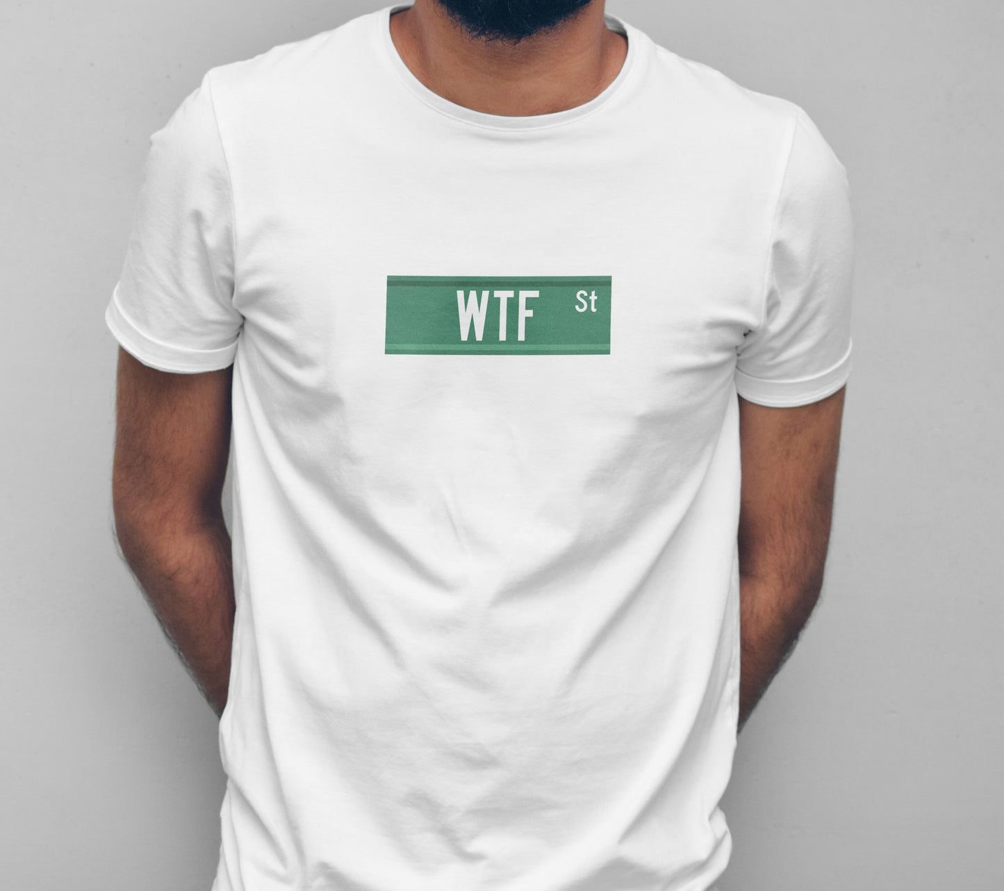 White WTF St t-shirt